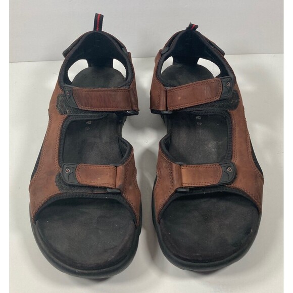ECCO Receptor Hiking Sport Walking Sandals Tan Leather Mens Size 12 EU 46 main image 6